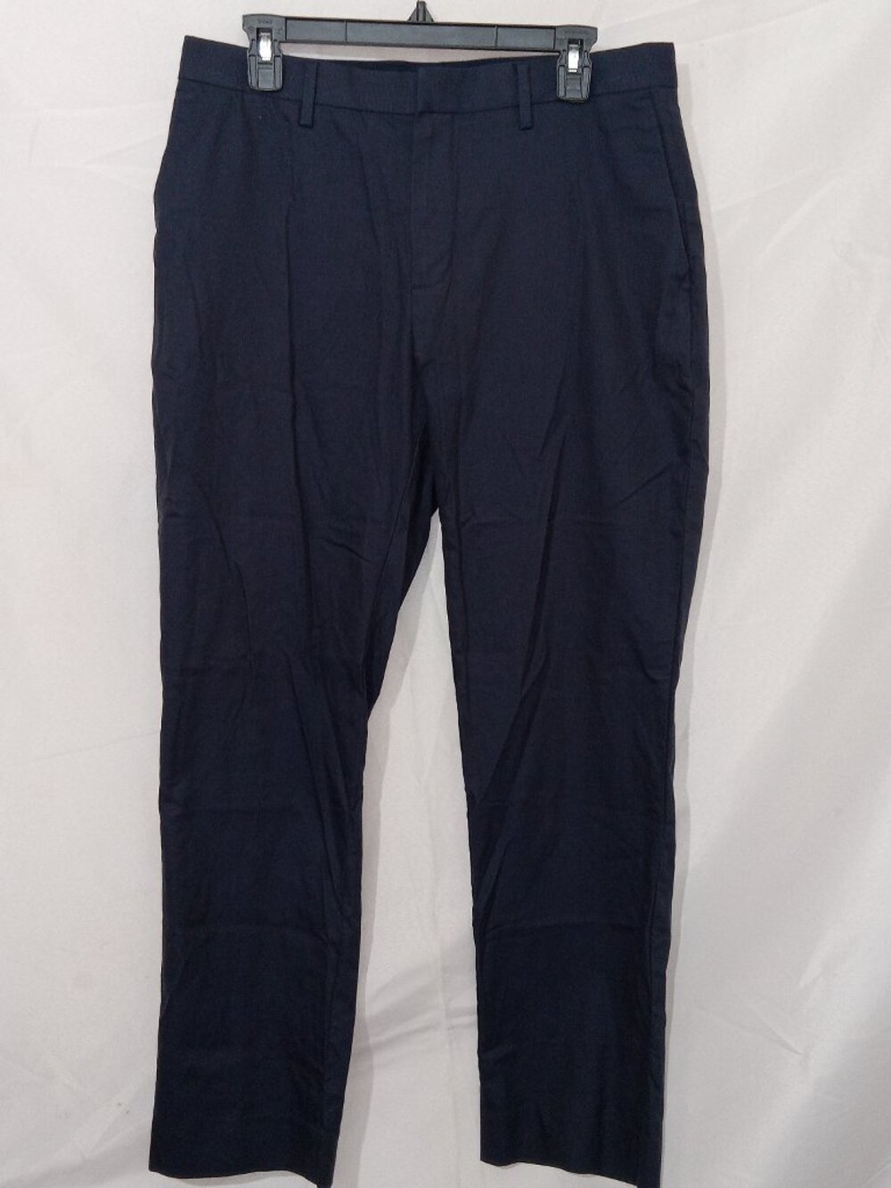 Banana Republic Men's Slim Fit Non Iron Dress Pants Navy Blue 33x32